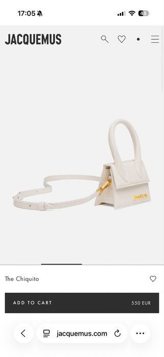 Jacquemus le chiquito оригинална