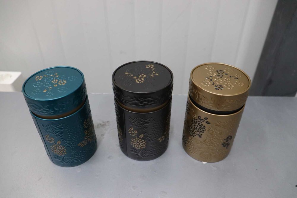 EIGENart Комплект метални кутии за подправки и чай – 3 броя x 150ml