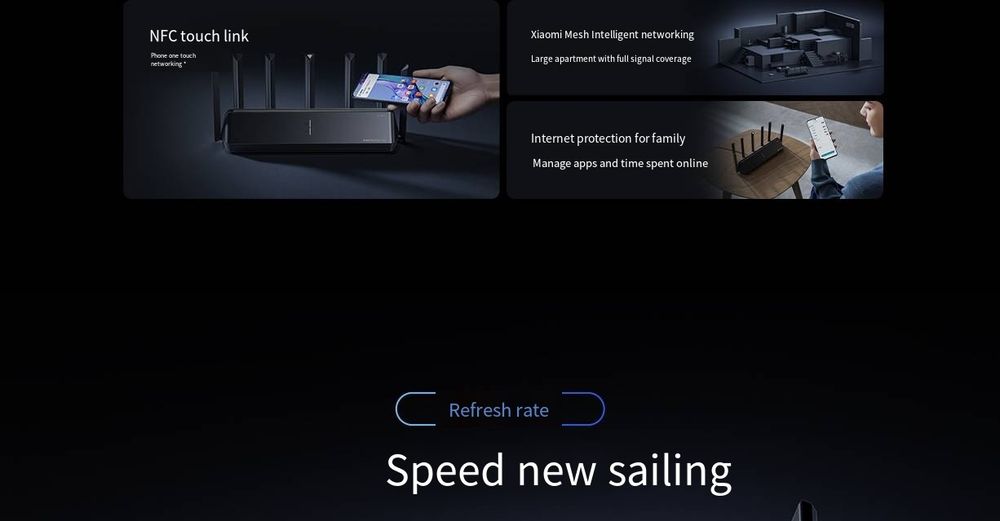 Геймърски трибандов Рутер Xiaomi BE7000