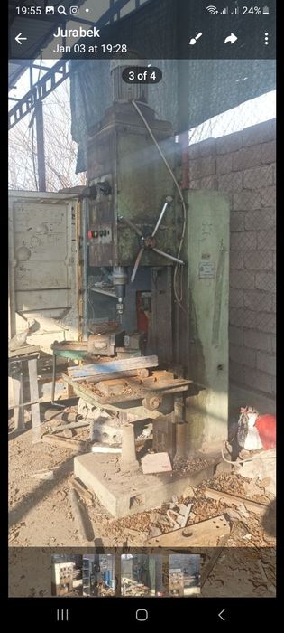 Stanok yaxshi xolda tokirniy sverliniy ishlab turgan xolda