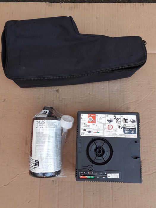 Compresor auto umflat roti + spuma,kit pana pt.gama VW,SKODA,AUDI,SEAT