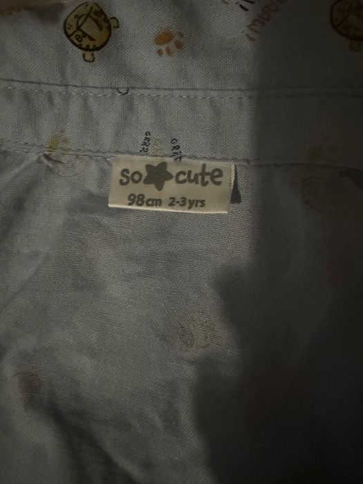Camasa si pantaloni de baieti marimea 98