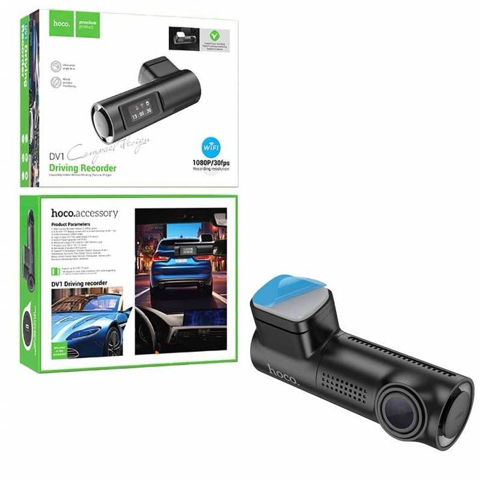 Camera Auto Fata Spate Hoco DV6 si DV1 Wireless Aplicatie Telefon DVR