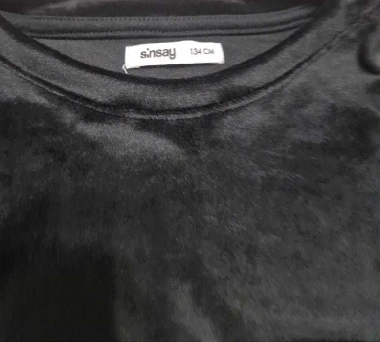 Set fete Sinsay 134 / 8-9 ani – NOU fără etichetă – trening catifea