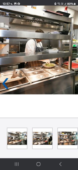 Топъл шкаф с 5 гастонорми 2800лв