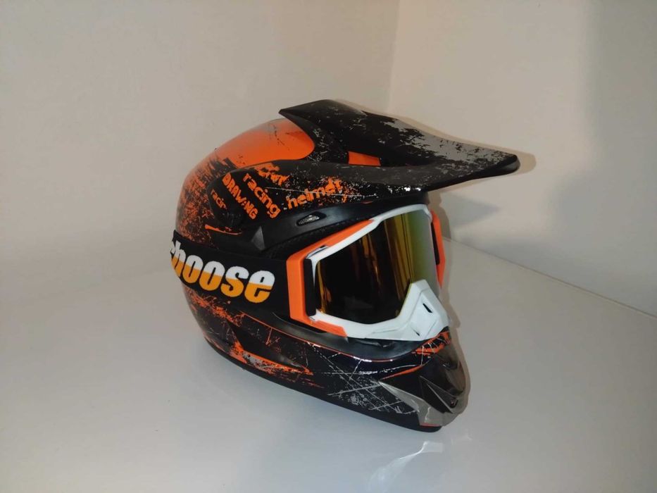 Casca off road/atv/enduro/Trotineta Electrica   +ochelari