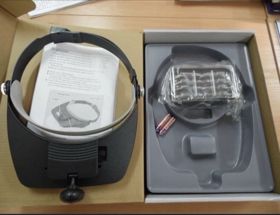 Бинокулярные очки лупа