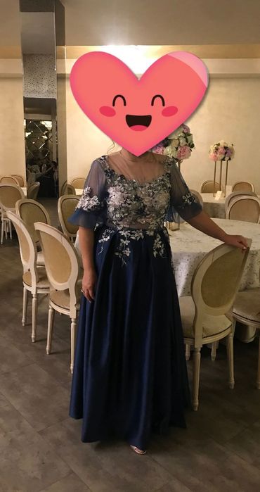 Rochie de ocazie bleumarin - ca nouă