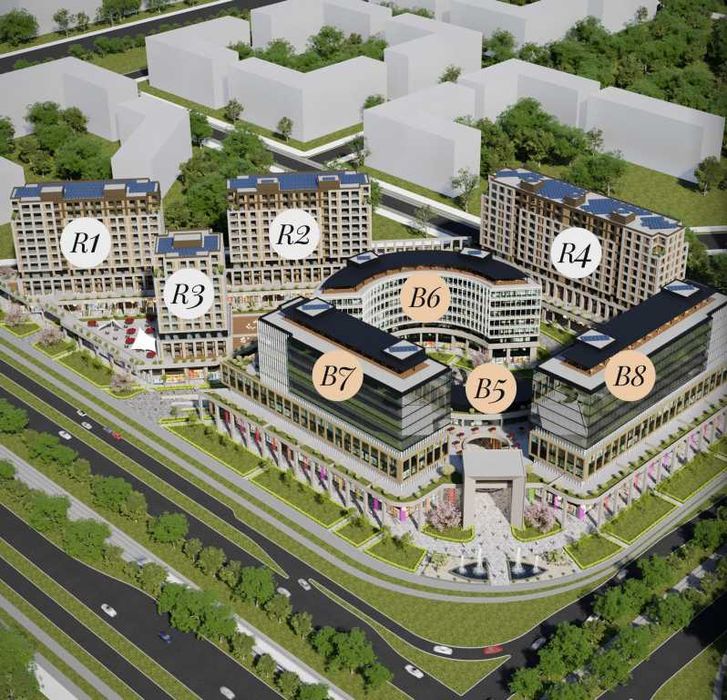 ЯНГИ ТАШКЕНТ! 2-КОМНАТНАЯ 53,73 м² СО СКИДКОЙ -15% (100% оплата) KS