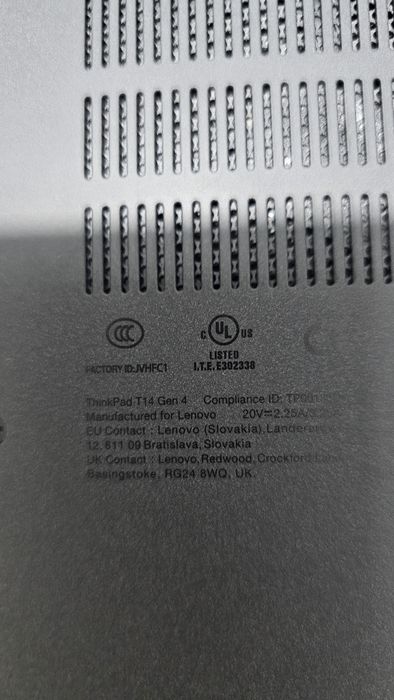 Lenovo Thinkpad T 14 Gen 4 intel i.7 1365U(13th Gen)