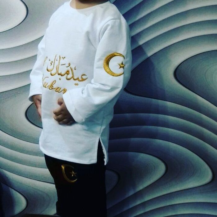 Ramazon uchun Ramazon yozuvli kiyimlar   1 yoshdan 5 yoshgachen bor