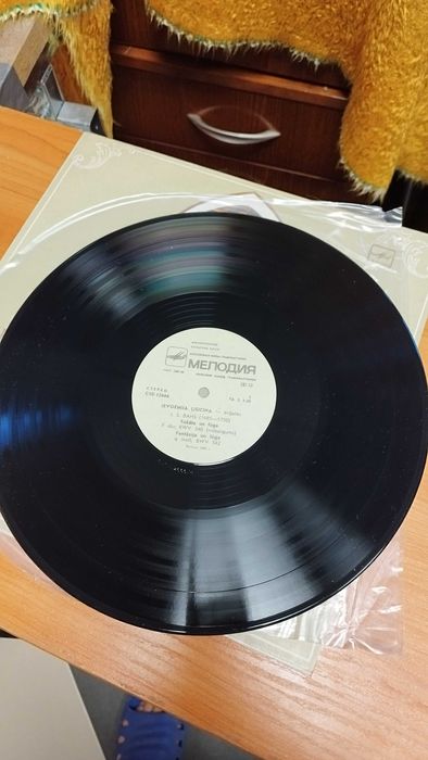 Йозеф Слюйс и Евгени Лисицин винилови плочи с музика на орган класика