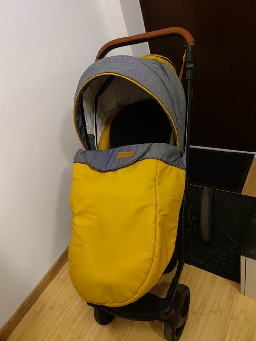 Vand carucior Krausman Nexxo Yellow 3 in 1