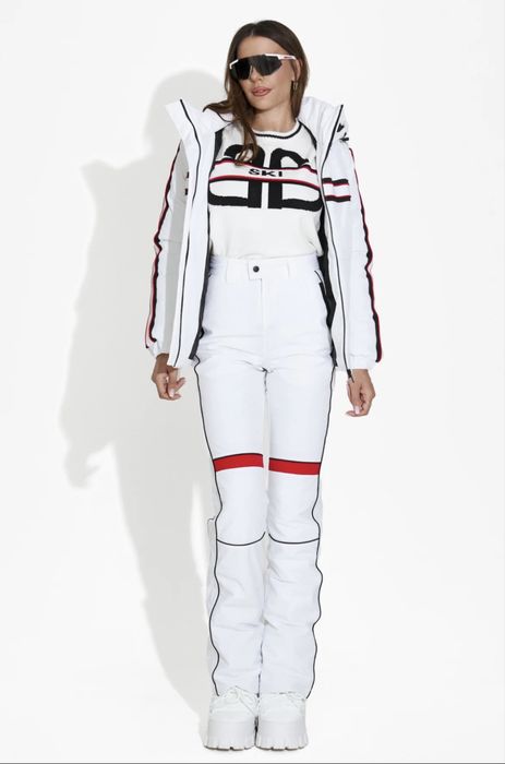 Costum ski alb, mărimea XS