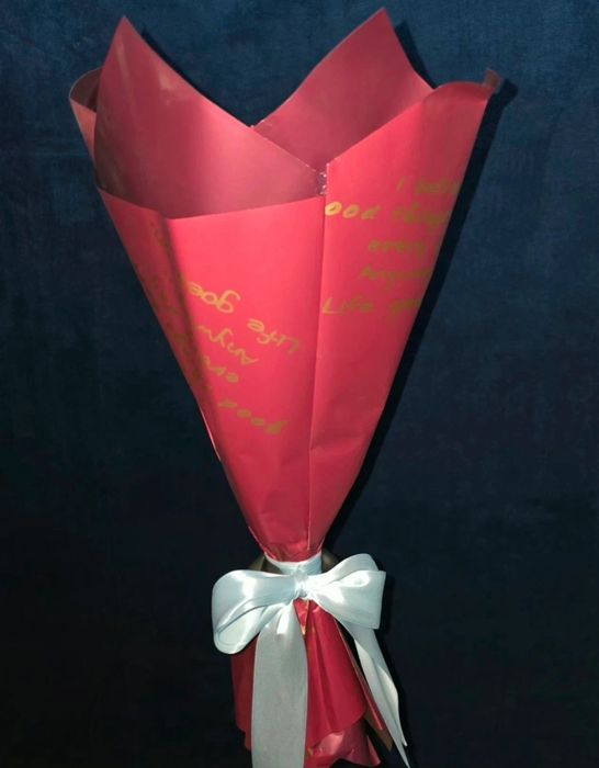 3 buchete flori din satin