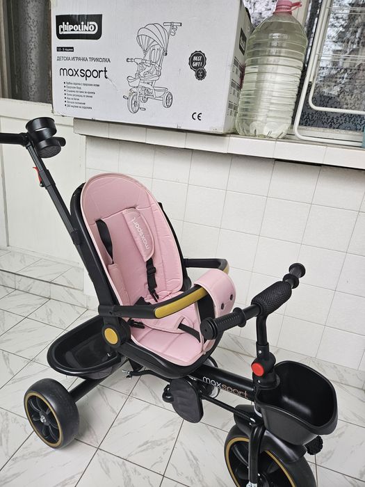 Chipolino Детска триколка със сенник MAX SPORT. Чисто нова! Сглобена.