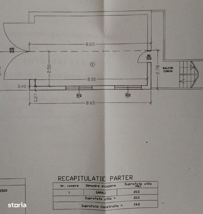 Apartament 3 camere si garaj
