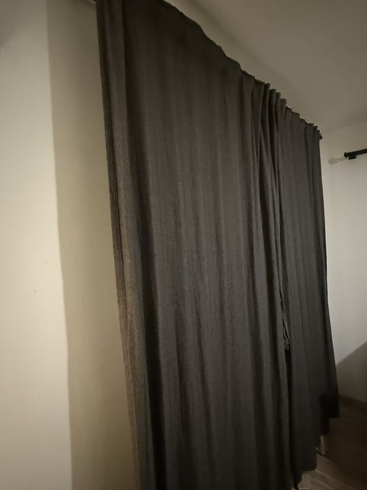 Set perdele + draperii cu bara ajustabilă