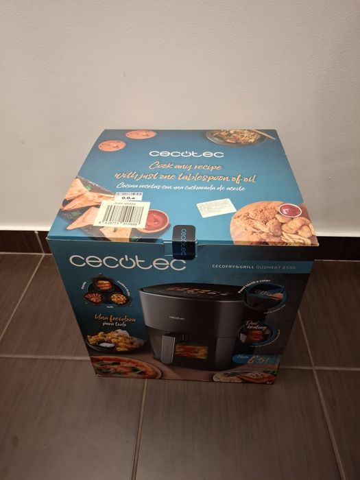 Friteuza cu aer Cecotec Cecofry&Grill Duoheat 6500 - nou