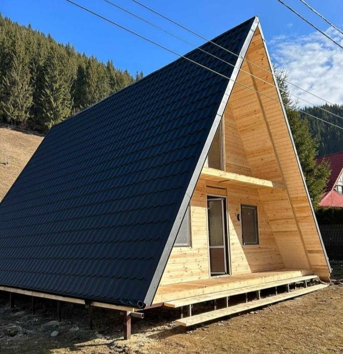 Executăm cabane din lemn