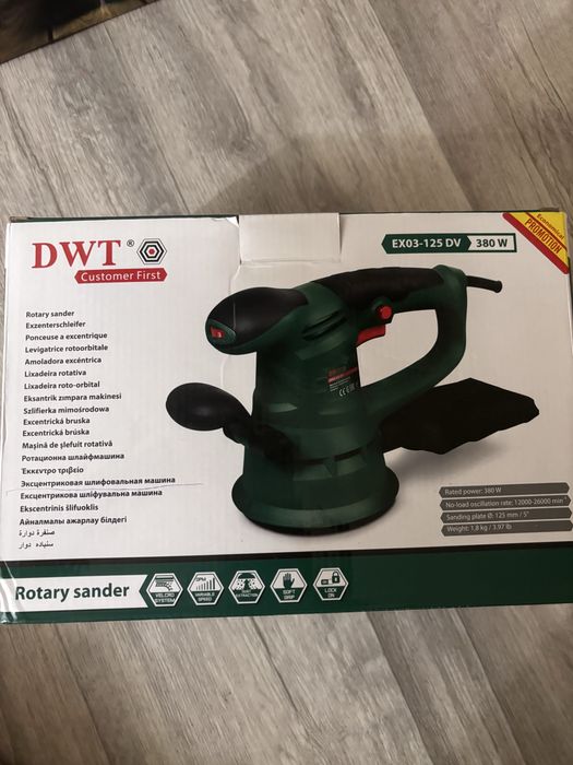 Продам эксцентриковую шлифмашину DWT EX03-125 DV оригинал