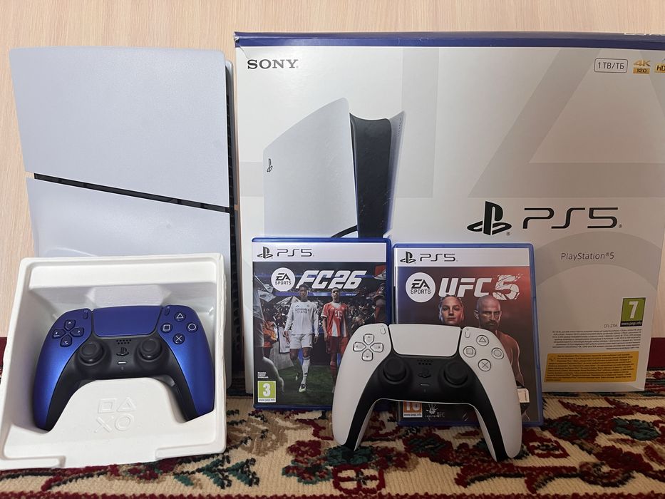 Плэйстейшн 5 Slim 1 Терабайт новый Ватсап напиши