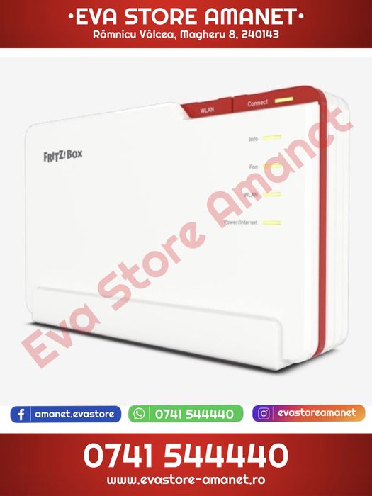Router/Modem Wireless AVM FRITZ!Box 5690 Pro WiFi 7 Tri Band Fibra si DSL