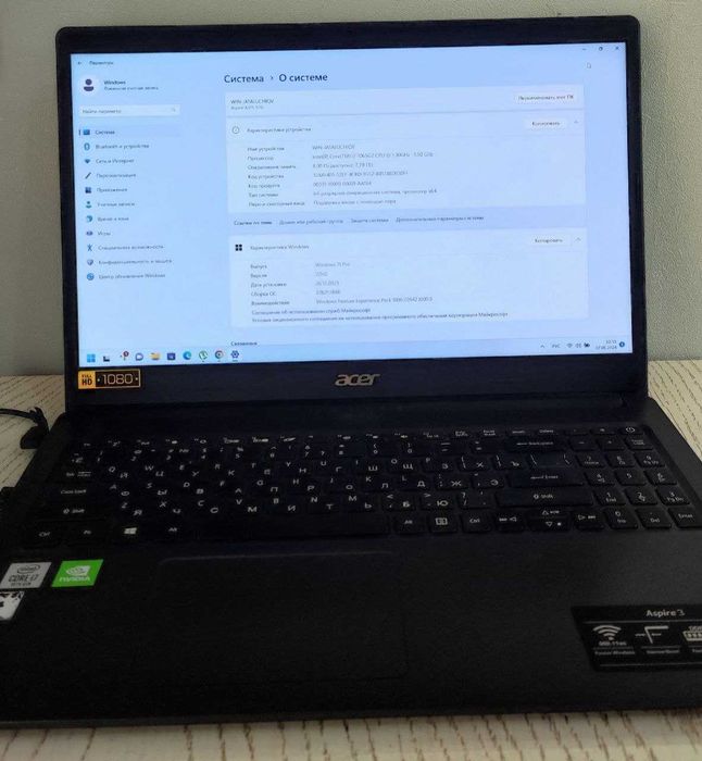 Acer Aspire 3. Core i7 10th Gen