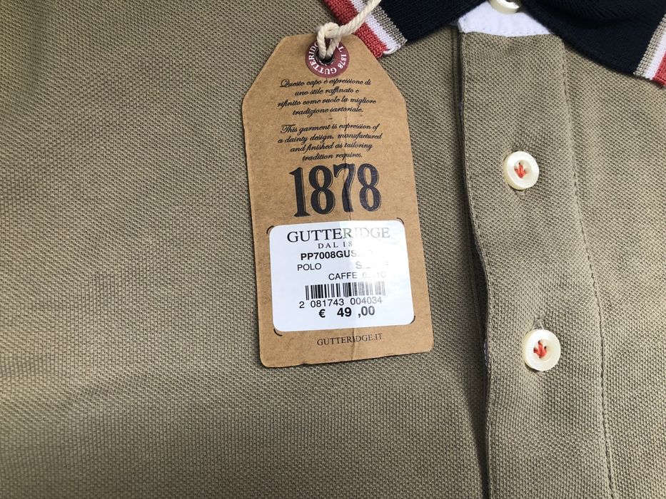 DOLOMITE / Gutteridge / !Solid ОРИГИНАЛИ мъжки поло тениски - р.S