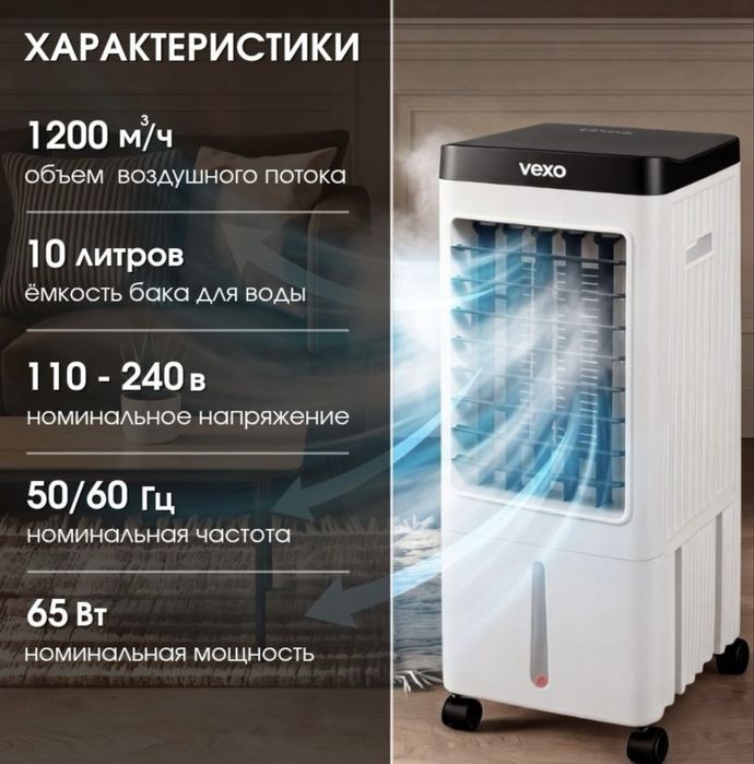 Воздухоохладитель, напольный вентилятор