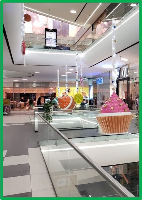 Decorațiuni Candy mari – Brioșă decorativă Ø150 cm