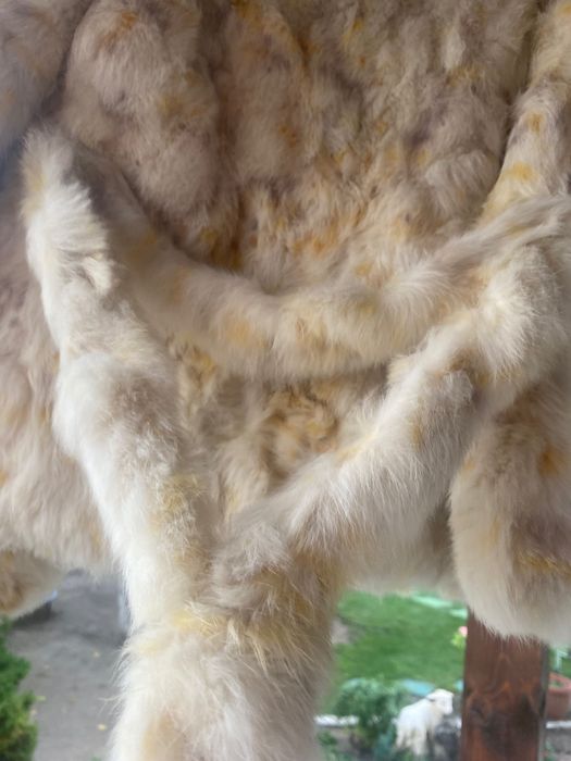 Палто естествен косъм