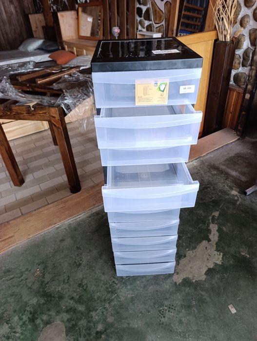 Контейнер за съхранение - 10 чекмеджета - PVC
