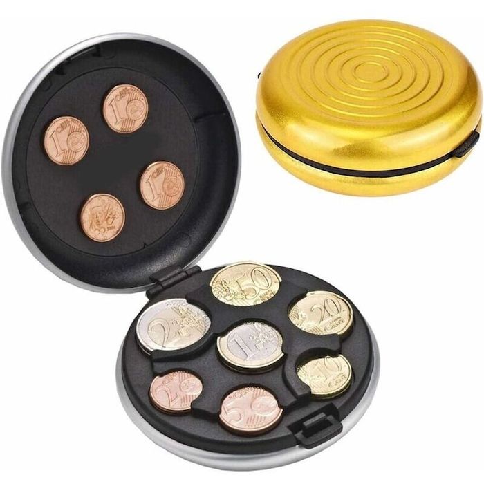 Кутия за съхранение за евро монети/Портфейл за евро