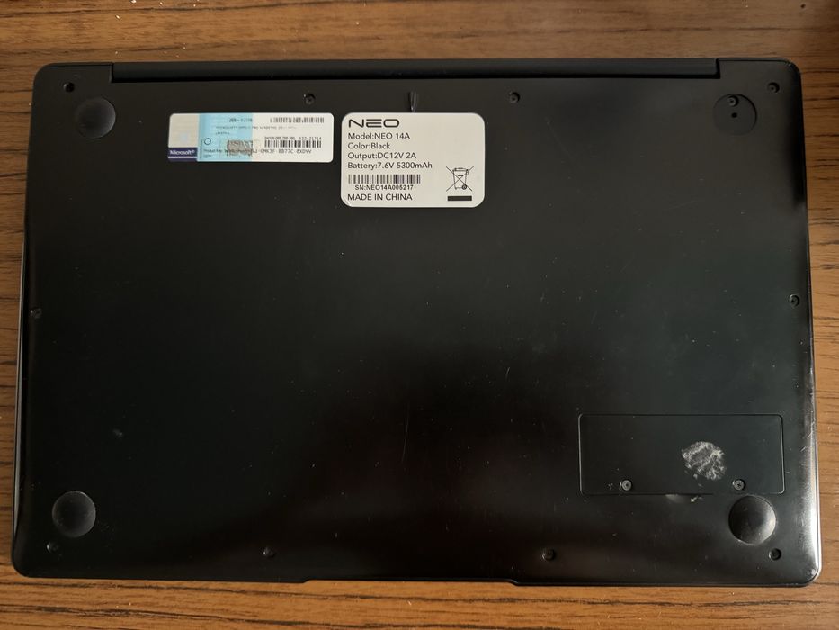 NEO 14A нэтбуки черный