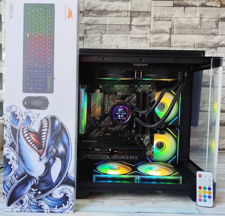 Calculator / PC Gaming AM4 sau Setup complet - Ryzen 5 5600 + RTX 5060 + 16GB RAM + Cadou