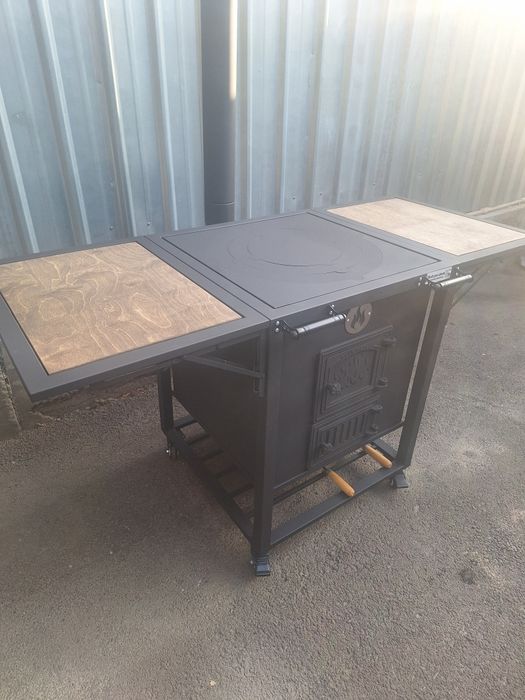 Печь под казан на дровах