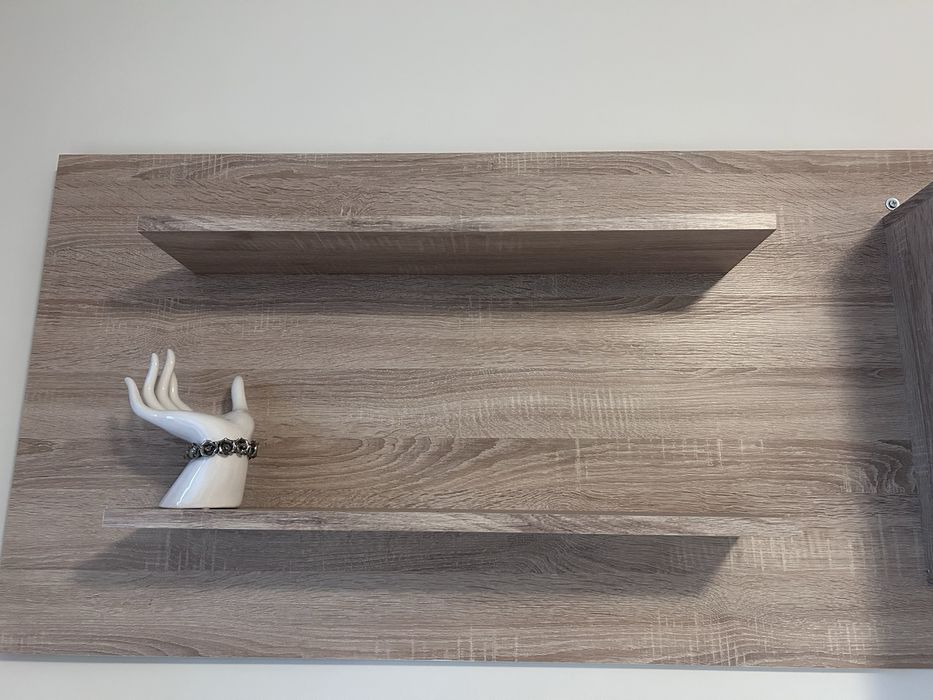 Етажерка с шкаф дъб сонома