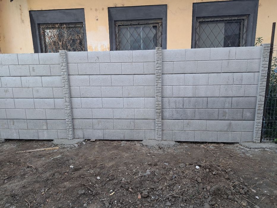 Gard placi beton/prefabricate