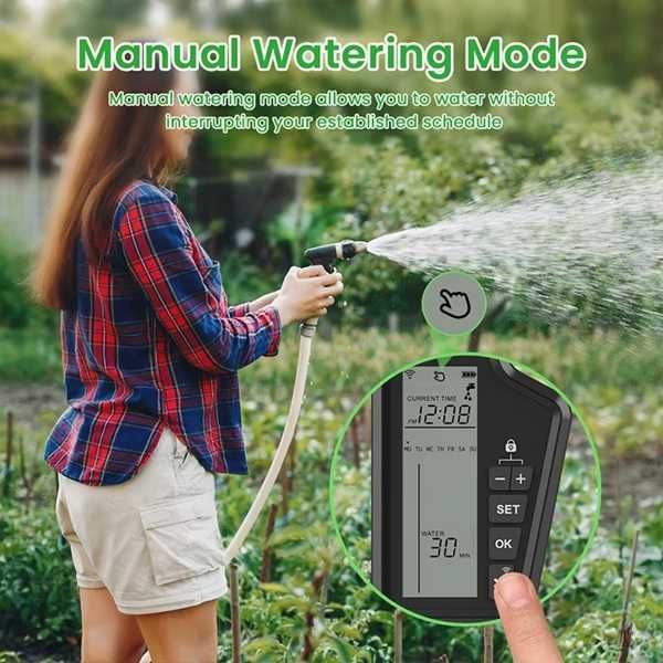 AVATTO SWT60 WiFi смарт контролер за напояване |Tuya | IP65 | EU