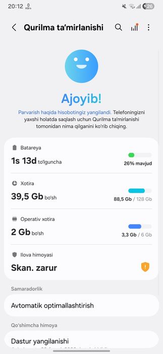 Samsung a 34 5 g telefon