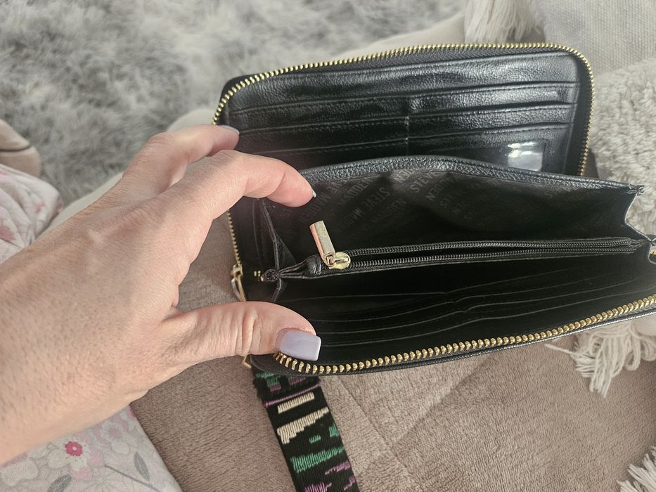 Портофейл от естествена кожа STEVE MADDEN