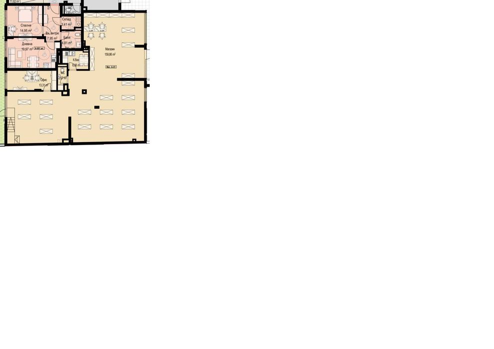 Продава се Магазин в София, Младост 4 - 242 кв.м за 2060 €/кв.м - Снимка #4