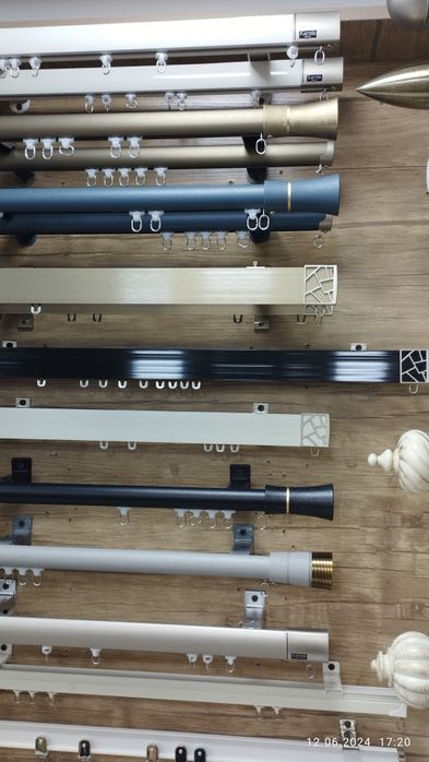 Карнизы для штор продажа доставка Установка