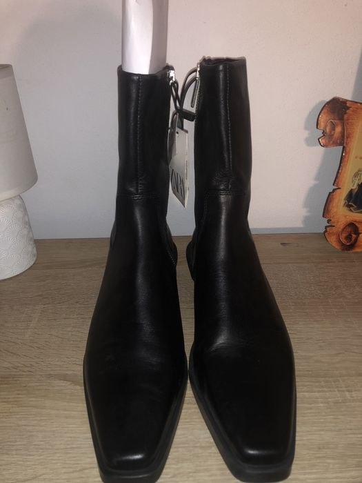 Cizme Chelsie piele naturala, noi ,mas 39