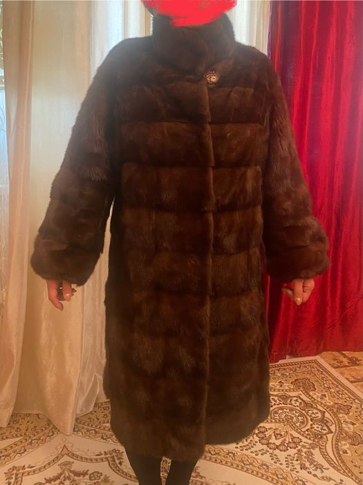 Натуральная норковая шуба