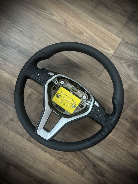 Volan piele Nappa naturală Mercedes C-Class cu padele W204 2007-2015