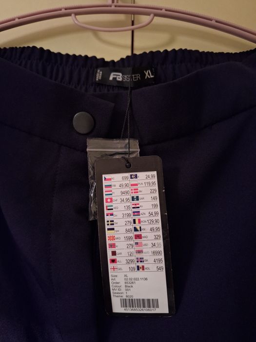 Прав черен панталон