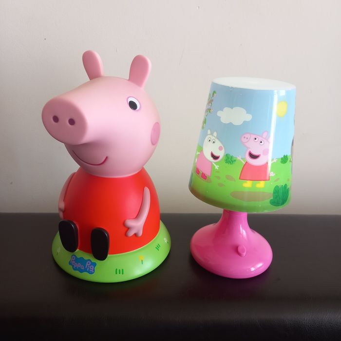 Pusculita Peppa Pig + lampa veghe Peppa cadou