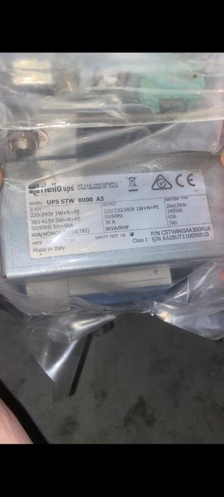 Sistem alimentare întreruptibila ups riello STW 8000 sentinel tower